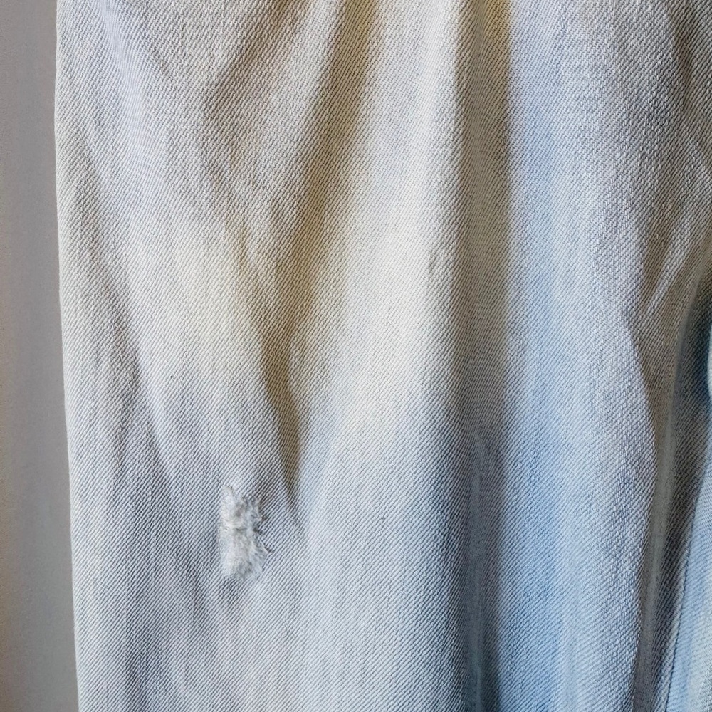 Y2K Blumarine Crystal Studded Acid Wash Distressed Jeans R-9” I-30” Size I44/D38 - Picture 7 of 16